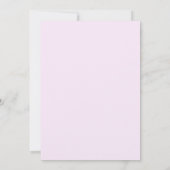 Invitation Baby Shower Papillon Violet (Dos)