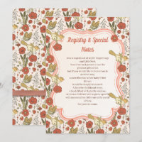 Baby shower | Papillons et fleurs poétiques Floral