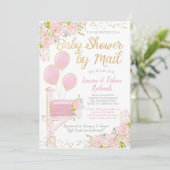 Invitation Baby shower par courrier (Debout devant)