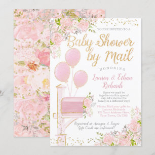 Invitation Baby shower par courrier