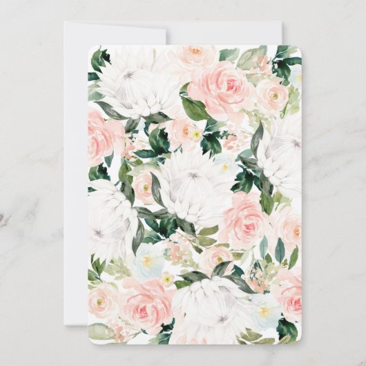 Invitation Baby shower par courrier (Dos)