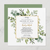 Invitation Baby shower par courrier (Devant / Derrière)