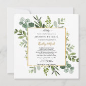 Invitation Baby shower par courrier (Devant)