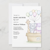 Invitation Baby shower par courrier (Devant)