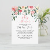 Invitation Baby Shower par courrier à longue distance (Debout devant)