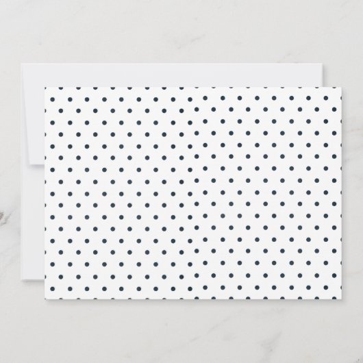 Invitation Baby shower par courrier neutre (Dos)