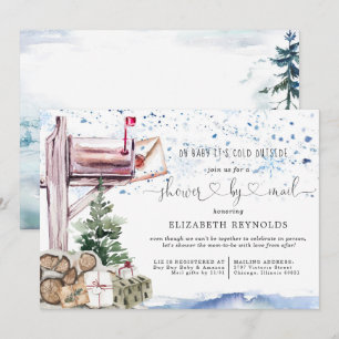 Invitation Baby Shower par la Poste   Baby Shower d'hiver de 