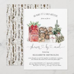 Invitation Baby Shower par la Poste   Baby Shower d'hiver de 