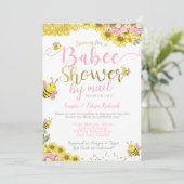 Invitation Baby shower par Mail Bee (Debout devant)