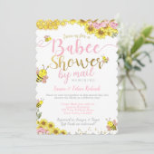 Invitation Baby shower par Mail Bee (Debout devant)