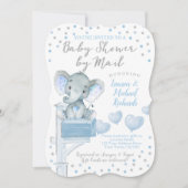 Invitation Baby shower par Mail Elephant (Devant)