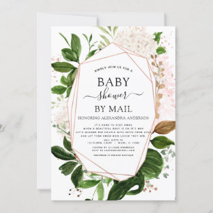 Invitation Baby shower par Mail Greenery Botanical