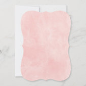 Invitation Baby shower Par Mail Pink Navy Blue Floral (Dos)