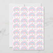 Invitation Baby shower par Mail Rainbow (Dos)