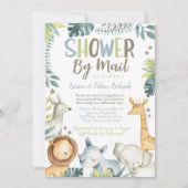 Invitation Baby shower par Mail Safari (Devant)