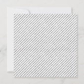 Invitation Baby shower Parties scintillant argent (Dos)