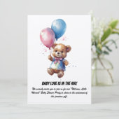 Invitation baby shower Party (Debout devant)