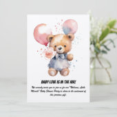 Invitation baby shower Party (Debout devant)