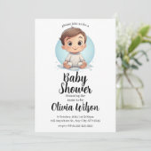 Invitation baby shower Party (Debout devant)
