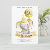 Invitation Baby Shower Pas Cher et Mignon (Debout devant)