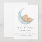 Invitation Baby-Shower Pastel à Ballons (Devant / Derrière)