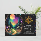 Invitation Baby shower Pastel Boho Adventure Await (Debout devant)