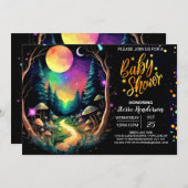 Invitation Baby shower Pastel Boho Adventure Await (Devant / Derrière)