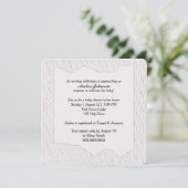 Invitation Baby Shower Pastel Points Ronds (Debout devant)