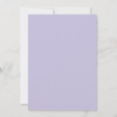 Invitation Baby shower Pastel Purple (Dos)