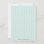 Invitation Baby shower Pastel Rainbow et Clouds (Dos)