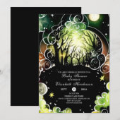 Invitation Baby shower Pastel Woodland (Devant / Derrière)