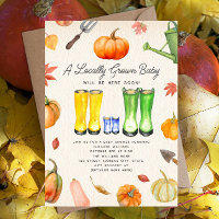 Baby shower Patch Boy du Citrouille d'automne cult