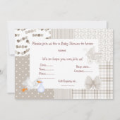 INVITATION BABY SHOWER PATCHWORK (Dos)