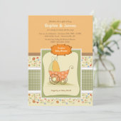 Invitation Baby shower pays (Debout devant)