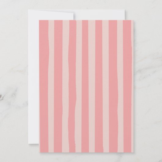 Invitation Baby shower Peach Pink (Dos)