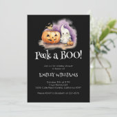 Invitation Baby shower Peek-A-Boo (Debout devant)