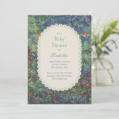 Invitation Baby shower Peint à la main dans le jar (Debout devant)