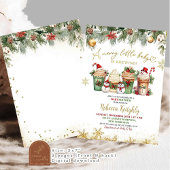 Invitation Baby shower Père Noël de l'ours de Noël