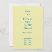 Invitation Baby shower personnalisable (Dos)