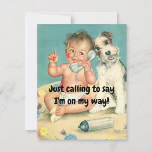 Invitation baby shower personnalisé