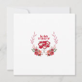 Invitation Baby shower personnalisé (Dos)