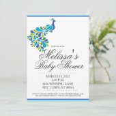 Invitation Baby shower personnalisé, Invitation Pe (Debout devant)