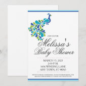 Invitation Baby shower personnalisé, Invitation Pe (Devant / Derrière)