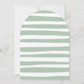 Invitation Baby shower petit arachide éléphant (Dos)