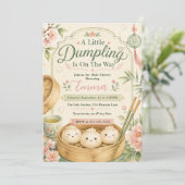 Invitation Baby Shower Petit Bouddha (Debout devant)