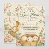 Invitation Baby Shower Petit Bouddha (Devant / Derrière)