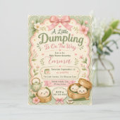 Invitation Baby Shower Petit Bouddha (Debout devant)
