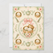 Invitation Baby Shower Petit Bouddha (Dos)