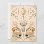 Invitation Baby Shower Petit Bouddha (Dos)