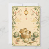 Invitation Baby Shower Petit Bouddha (Dos)